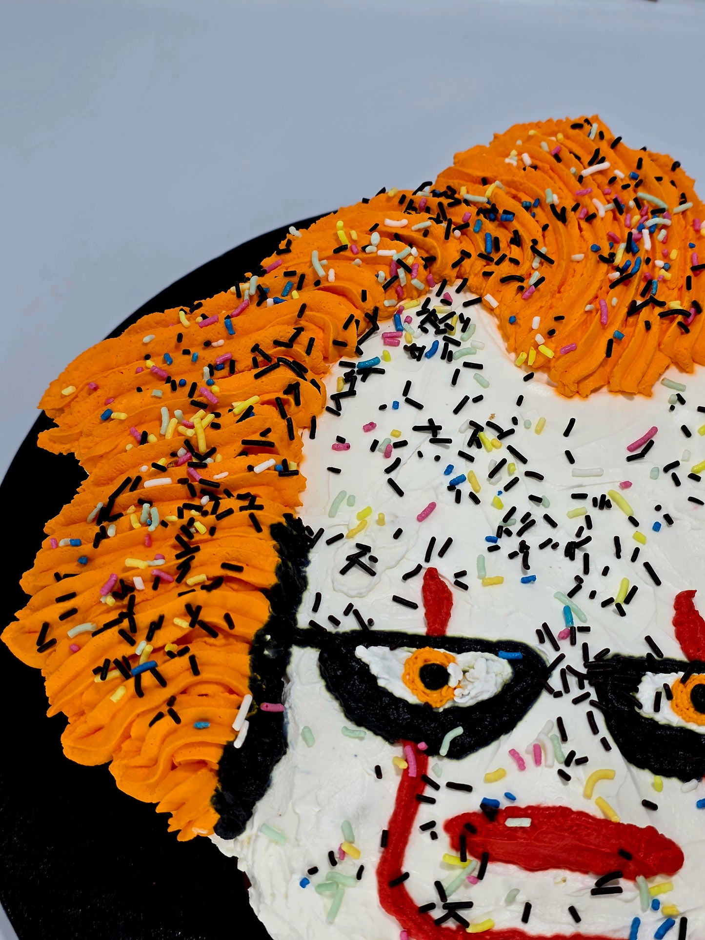 Halloween clown cake