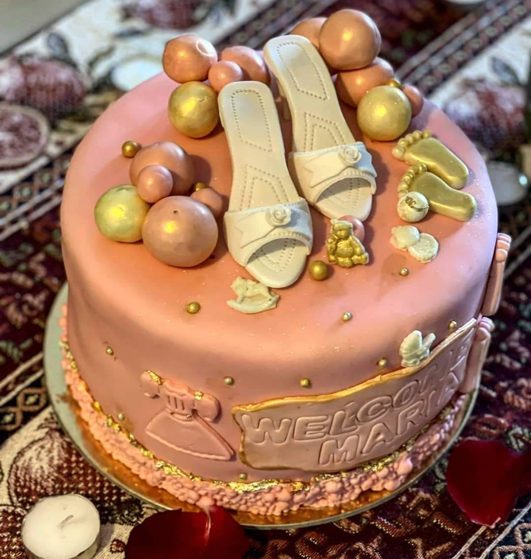 christening cake
