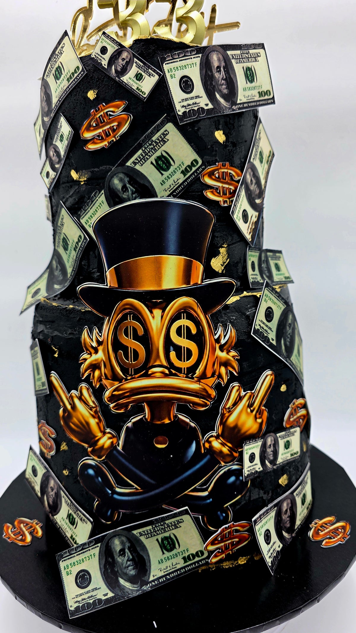 A stylish money-themed