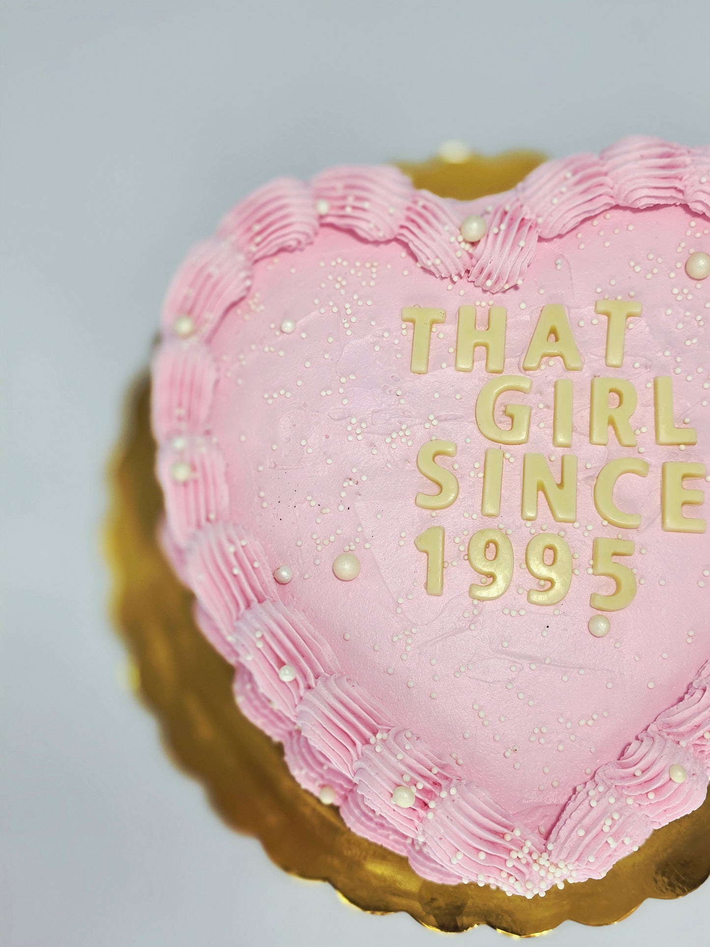 Heart shaped cake