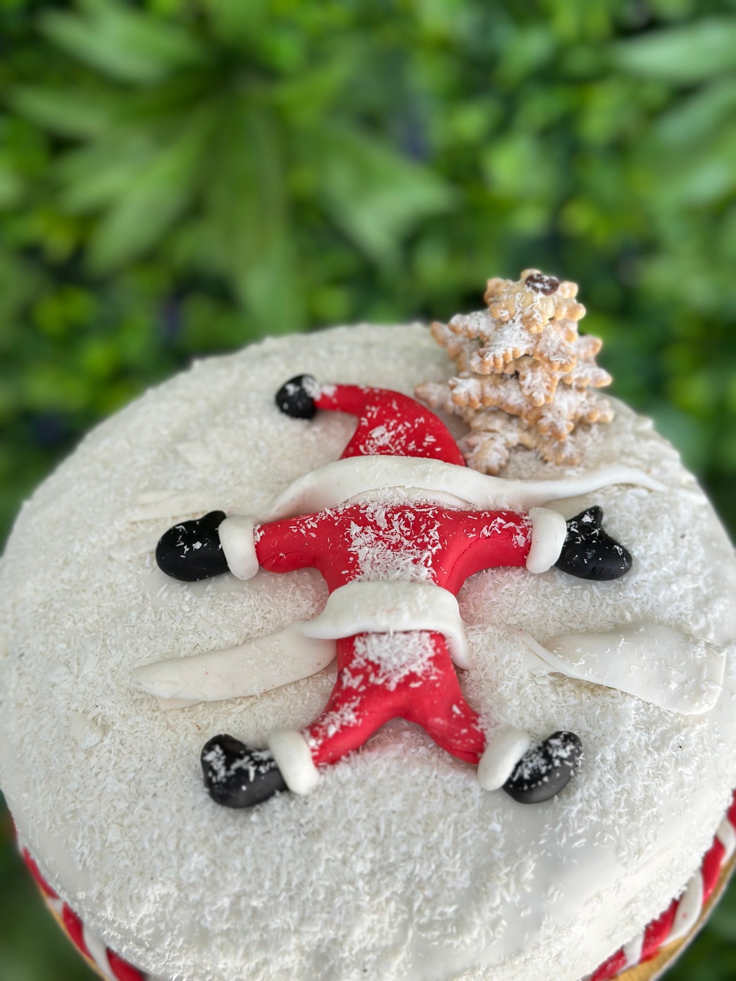 FALLEN SANTA CYPRUS TRADITIONAL CHRISTMAS CAKE