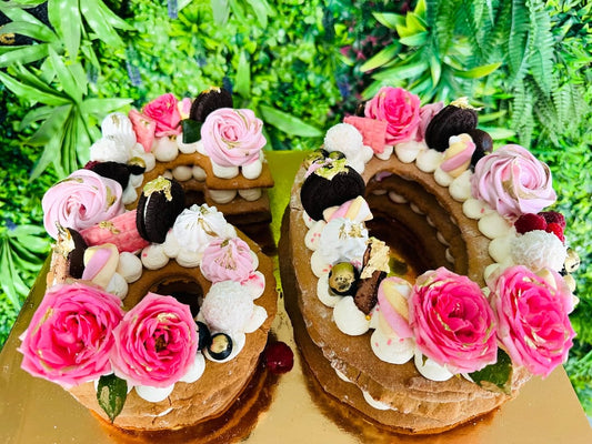 2 LARGE NUMBER CAKES