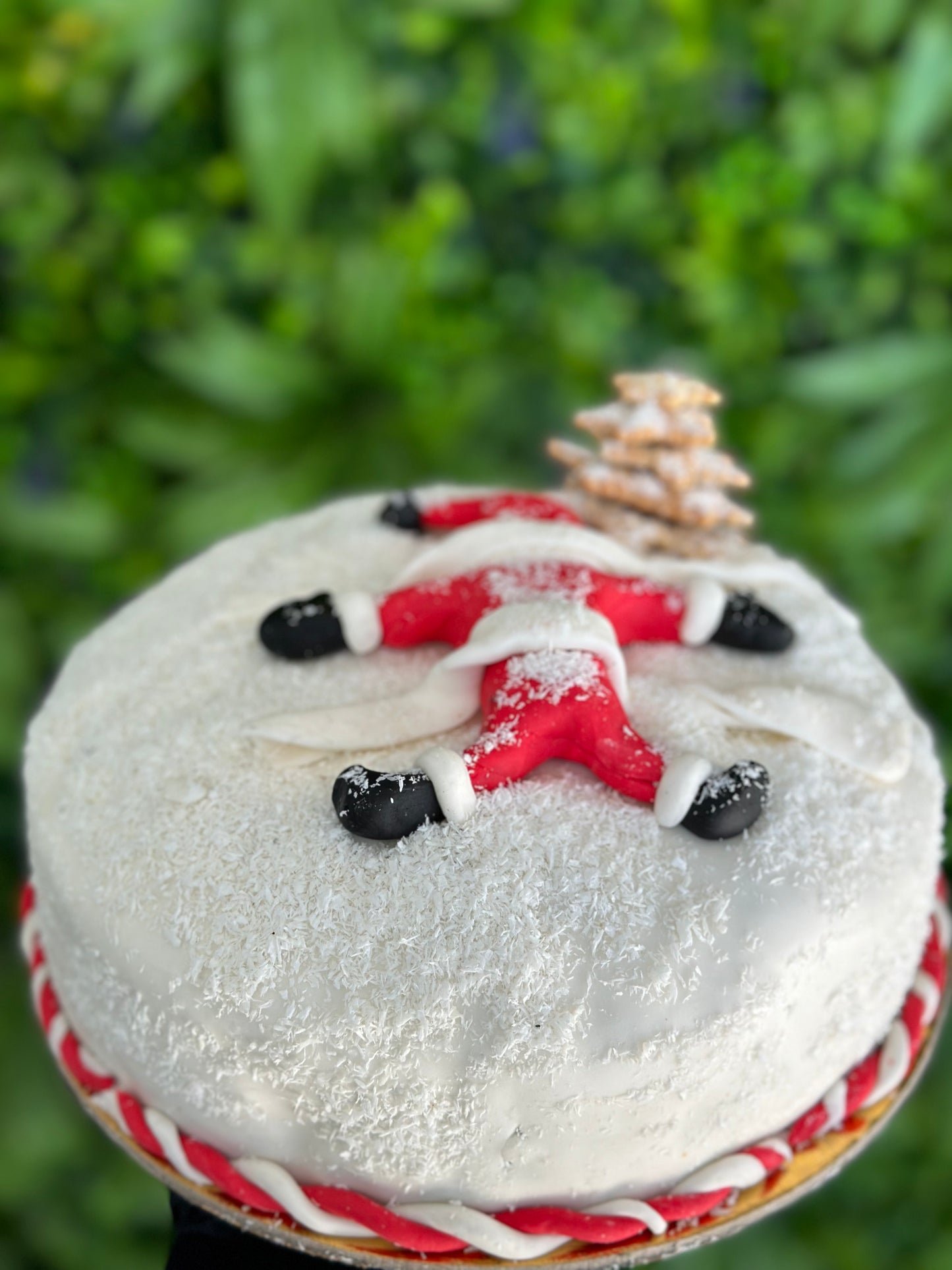 FALLEN SANTA CYPRUS TRADITIONAL CHRISTMAS CAKE