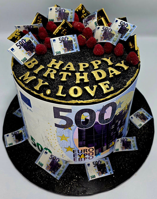 500 EURO CAKE