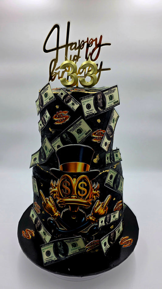 A stylish money-themed