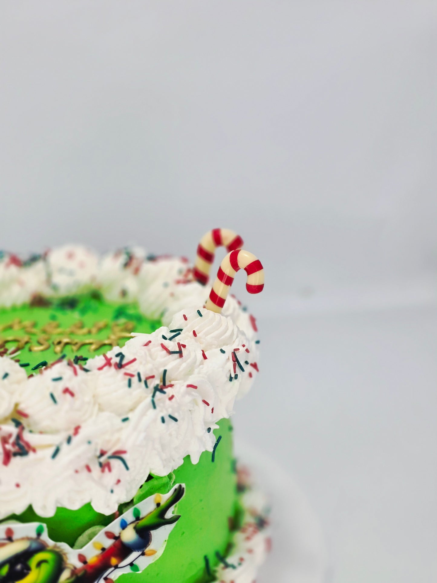 Christmas🎄 grinch cake