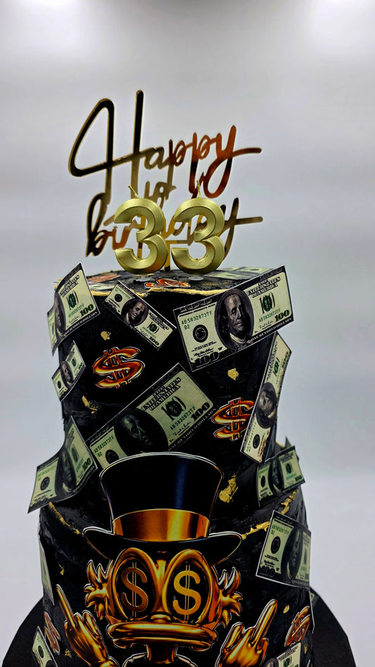 A stylish money-themed