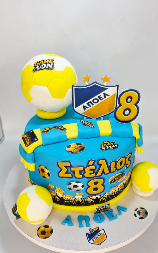 Football themed cake