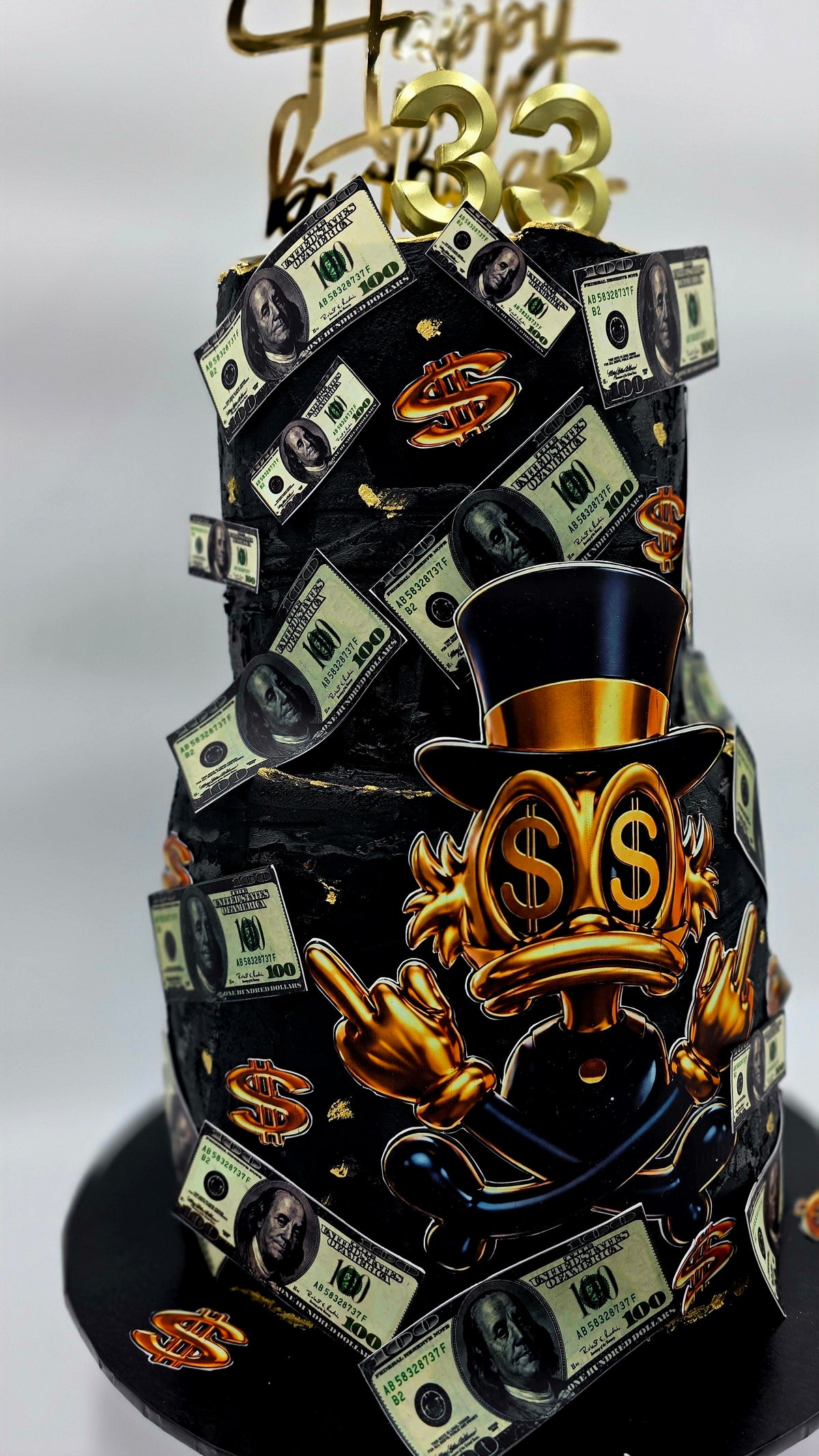 A stylish money-themed