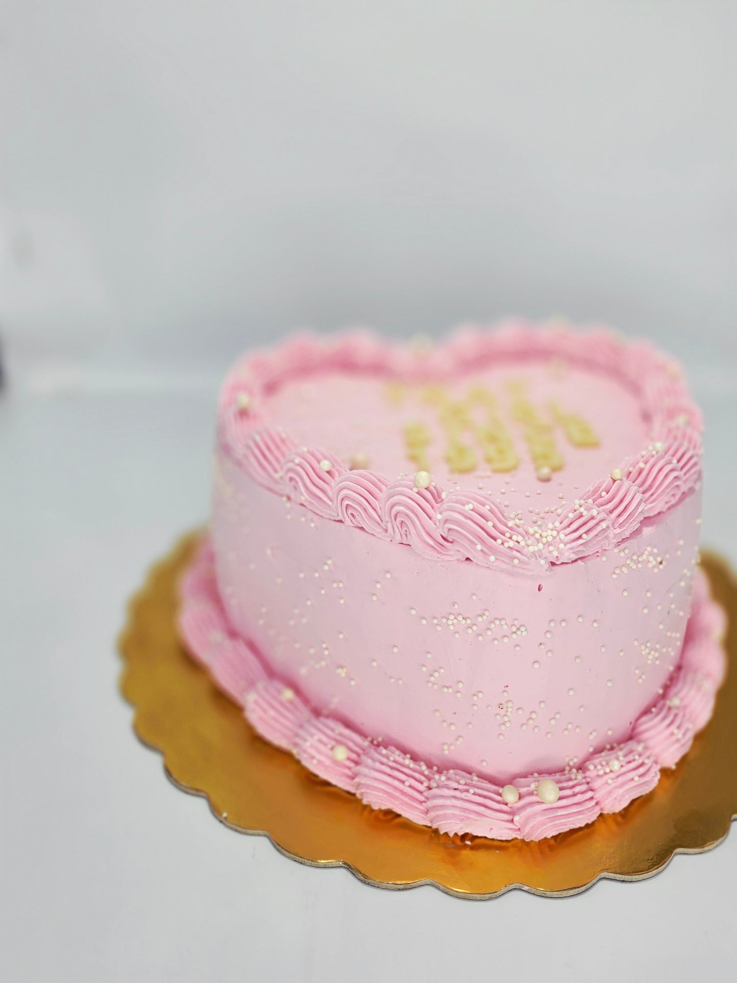 Heart shaped cake